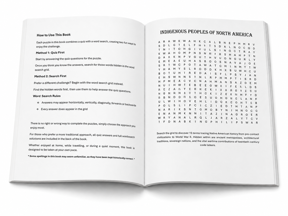 Word Search Trivia - US History - Volume One