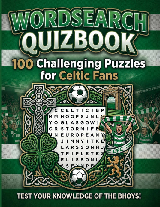 Wordsearch Quizbook for Celtic Fans