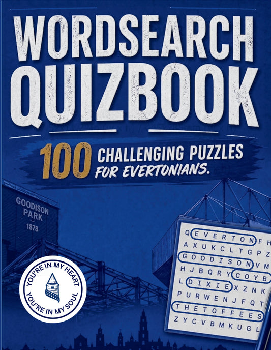 Wordsearch Quizbook for Evertonians