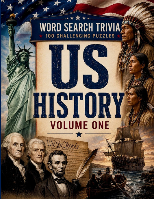 Word Search Trivia - US History - Volume One