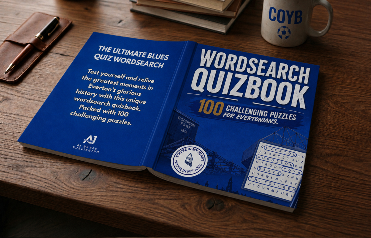 Wordsearch Quizbook for Evertonians